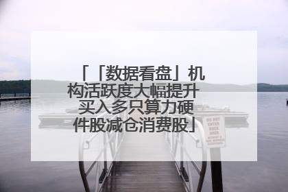 「数据看盘」机构活跃度大幅提升 买入多只算力硬件股减仓消费股