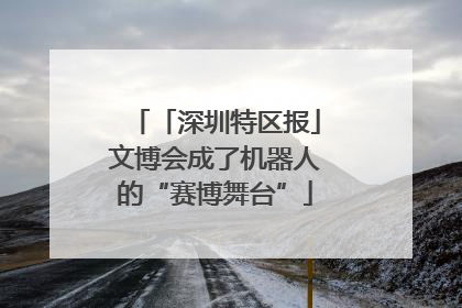 「深圳特区报」文博会成了机器人的“赛博舞台”
