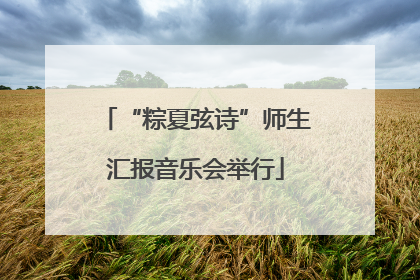“粽夏弦诗”师生汇报音乐会举行