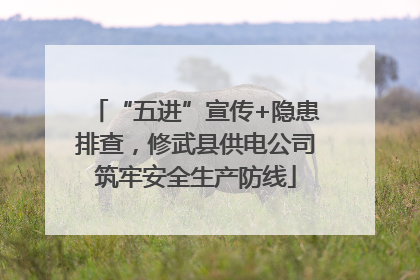 “五进”宣传+隐患排查，修武县供电公司筑牢安全生产防线
