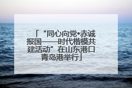 “同心向党•赤诚报国——时代楷模共建活动”在山东港口青岛港举行