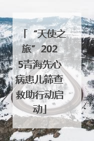“天使之旅”2025青海先心病患儿筛查救助行动启动