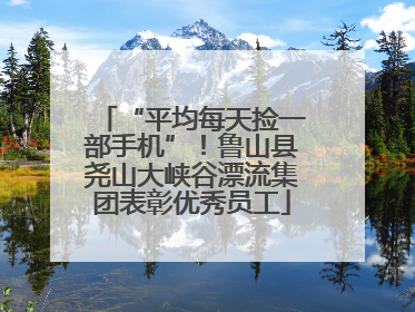 “平均每天捡一部手机”！鲁山县尧山大峡谷漂流集团表彰优秀员工