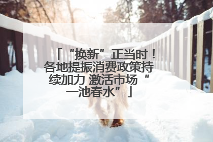 “换新”正当时！各地提振消费政策持续加力 激活市场“一池春水”