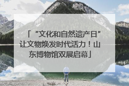 “文化和自然遗产日”让文物焕发时代活力！山东博物馆双展启幕