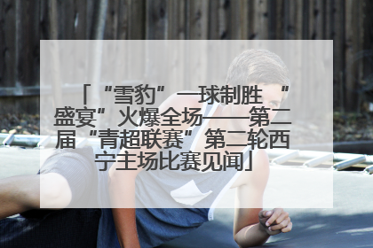 “雪豹”一球制胜 “盛宴”火爆全场——第二届“青超联赛”第二轮西宁主场比赛见闻