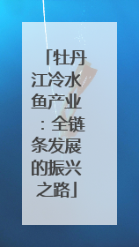 牡丹江冷水鱼产业：全链条发展的振兴之路