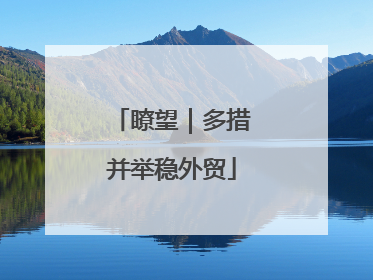 瞭望｜多措并举稳外贸