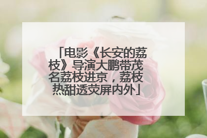 电影《长安的荔枝》导演大鹏带茂名荔枝进京，荔枝热甜透荧屏内外
