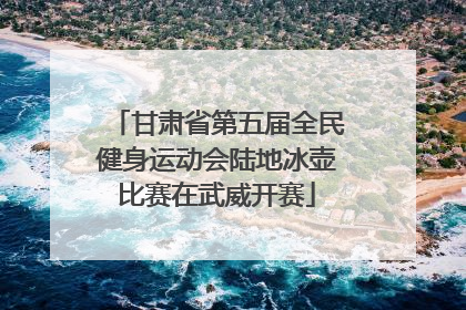 甘肃省第五届全民健身运动会陆地冰壶比赛在武威开赛