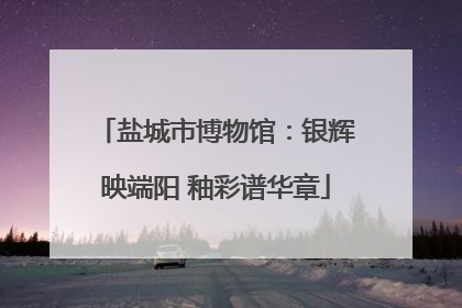 盐城市博物馆：银辉映端阳 釉彩谱华章