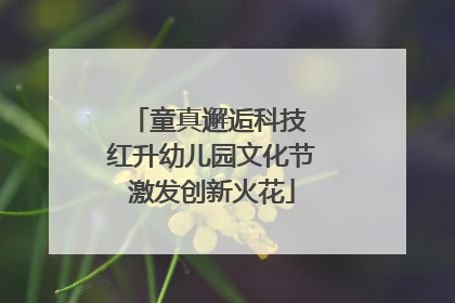 童真邂逅科技 红升幼儿园文化节激发创新火花