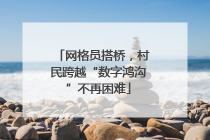 网格员搭桥，村民跨越“数字鸿沟”不再困难