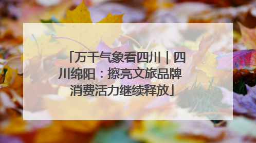万千气象看四川｜四川绵阳：擦亮文旅品牌 消费活力继续释放