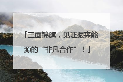 三面锦旗，见证振森能源的“非凡合作”！