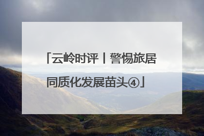 云岭时评丨警惕旅居同质化发展苗头④