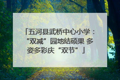 五河县武桥中心小学：“双减”园地结硕果 多姿多彩庆“双节”