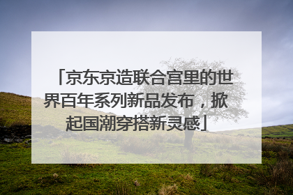 京东京造联合宫里的世界百年系列新品发布，掀起国潮穿搭新灵感