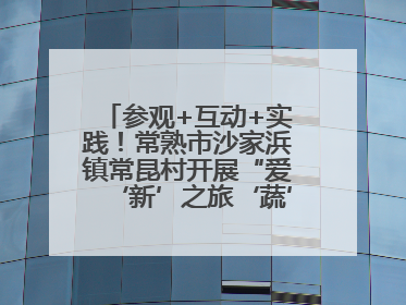 参观+互动+实践！常熟市沙家浜镇常昆村开展“爱‘新’之旅‘蔬’适生活”参观学习活动