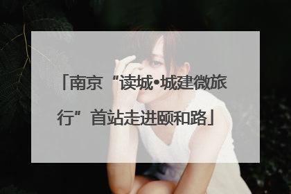 南京“读城•城建微旅行”首站走进颐和路
