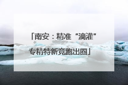 南安：精准“滴灌”专精特新竞跑出圈