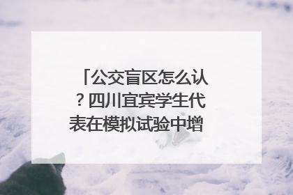 公交盲区怎么认？四川宜宾学生代表在模拟试验中增强乘车安全意识