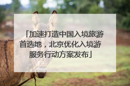 加速打造中国入境旅游首选地，北京优化入境游服务行动方案发布
