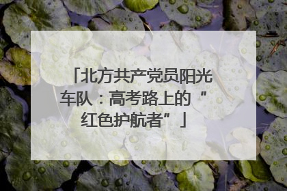 北方共产党员阳光车队：高考路上的“红色护航者”