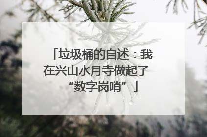 垃圾桶的自述：我在兴山水月寺做起了“数字岗哨”