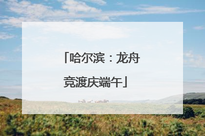 哈尔滨：龙舟竞渡庆端午