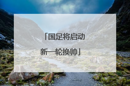 国足将启动新一轮换帅
