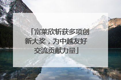 富莱欣斩获多项创新大奖，为中越友好交流贡献力量