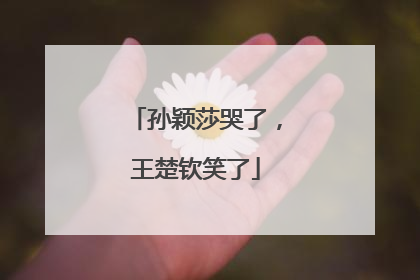 孙颖莎哭了，王楚钦笑了