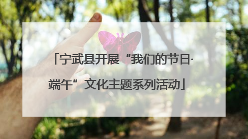 宁武县开展“我们的节日·端午”文化主题系列活动