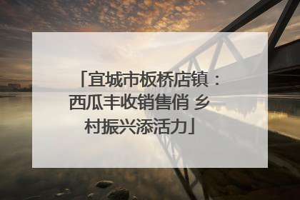 宜城市板桥店镇：西瓜丰收销售俏 乡村振兴添活力
