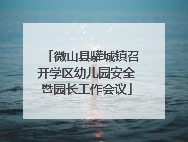 微山县驩城镇召开学区幼儿园安全暨园长工作会议
