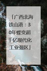 广西北海铁山港：30年蝶变超千亿现代化工业强区