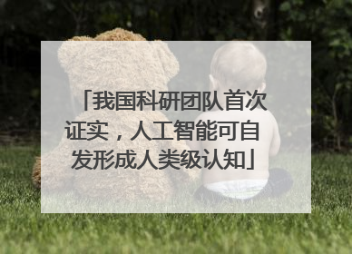 我国科研团队首次证实，人工智能可自发形成人类级认知