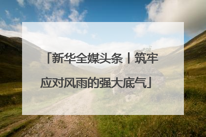 新华全媒头条丨筑牢应对风雨的强大底气