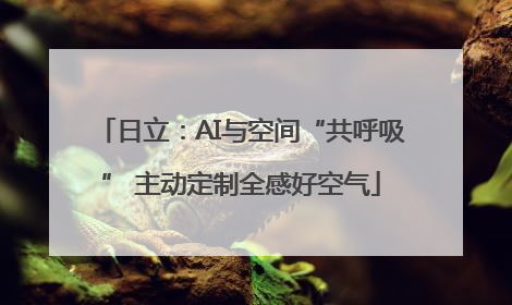 日立：AI与空间“共呼吸” 主动定制全感好空气