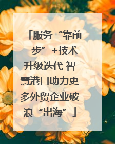 服务“靠前一步”+技术升级迭代 智慧港口助力更多外贸企业破浪“出海”