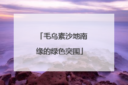 毛乌素沙地南缘的绿色突围