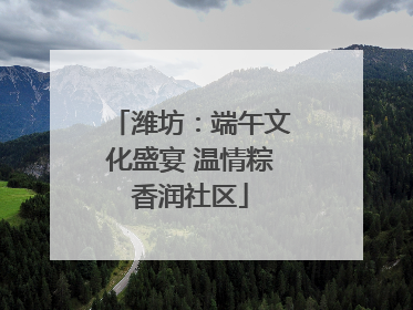 潍坊：端午文化盛宴 温情粽香润社区
