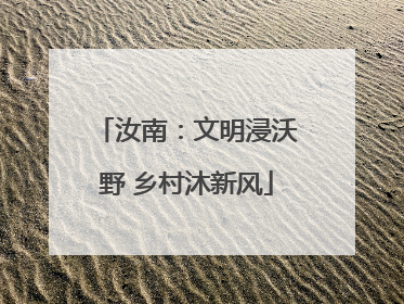 汝南：文明浸沃野 乡村沐新风