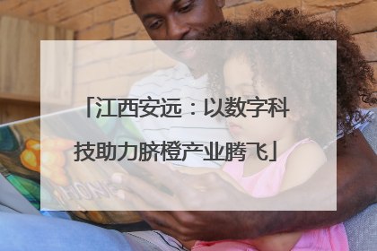 江西安远：以数字科技助力脐橙产业腾飞