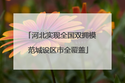 河北实现全国双拥模范城设区市全覆盖