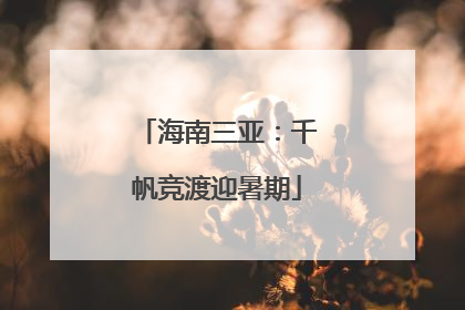 海南三亚：千帆竞渡迎暑期