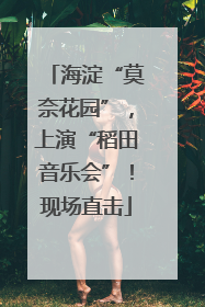 海淀“莫奈花园”，上演“稻田音乐会”！现场直击