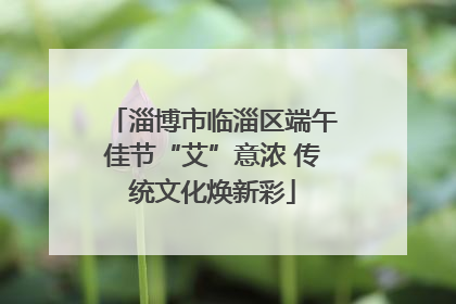 淄博市临淄区端午佳节“艾”意浓 传统文化焕新彩