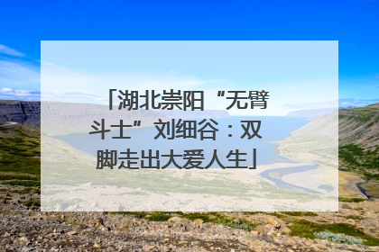 湖北崇阳“无臂斗士”刘细谷：双脚走出大爱人生